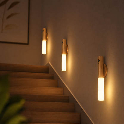 LED Nachtlicht mit Bewegungssensor und magnetischer Handleuchte