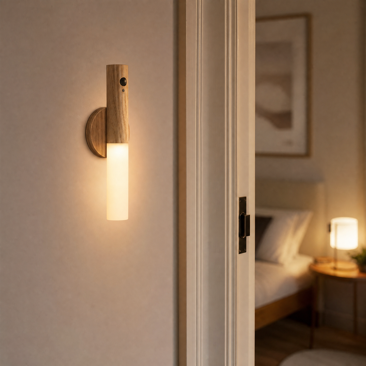 LED Nachtlicht mit Bewegungssensor und magnetischer Handleuchte