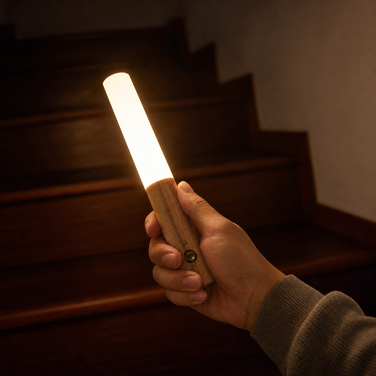 LED Nachtlicht mit Bewegungssensor und magnetischer Handleuchte