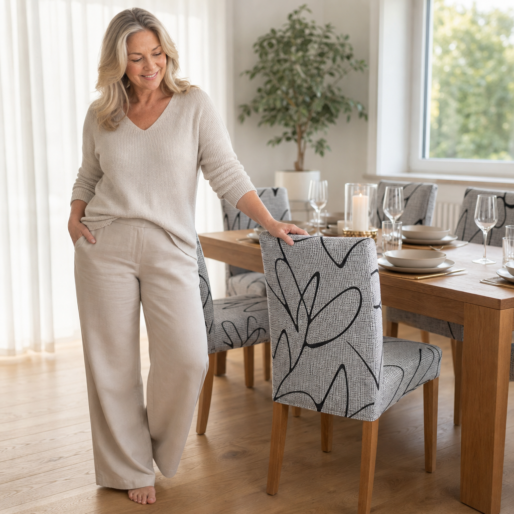 Snugchair – Elastischer Stuhlbezug für Esszimmerstühle