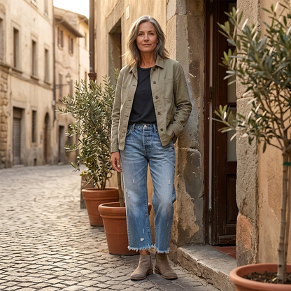 Vivara™ Jeans | Vintage-Look mit Fransen-Saum, perfekt für jeden Anlass