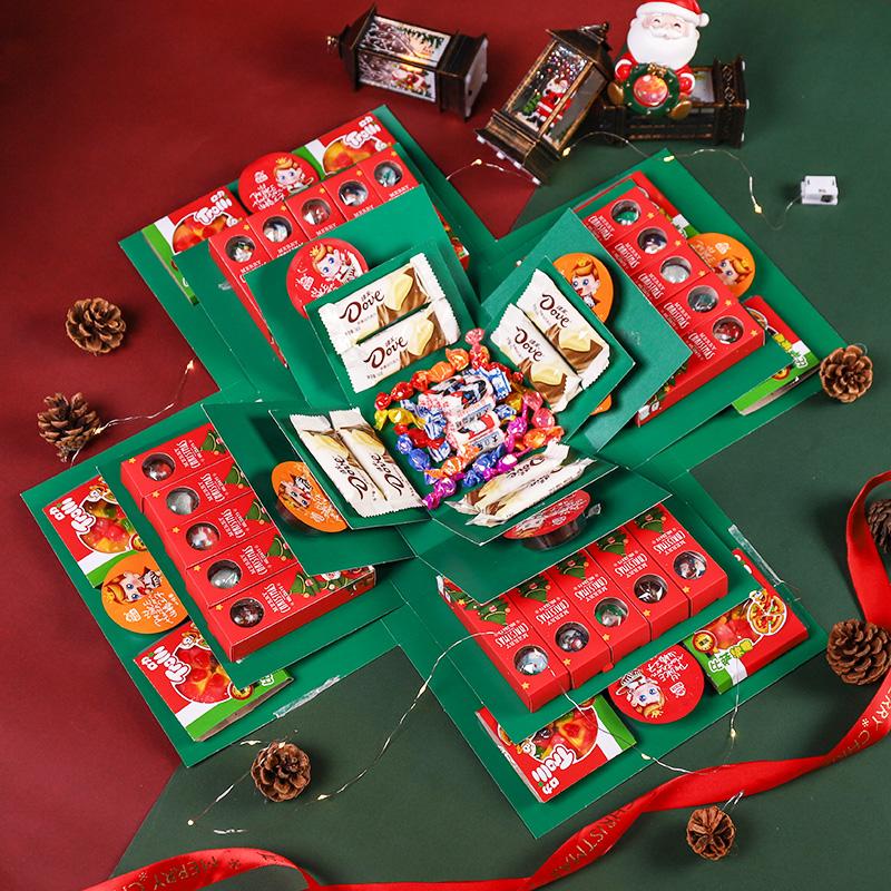 Explosionsbox in Grün