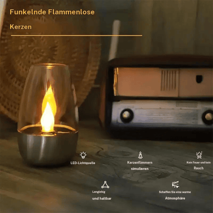 LumiFlare™ | Solar-Kerze mit Flammeneffekt für Garten & Terrasse