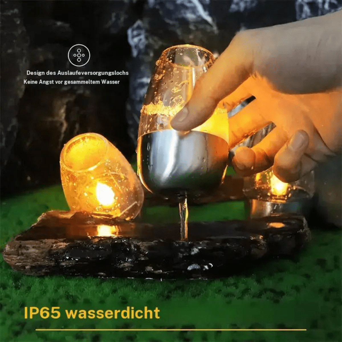 LumiFlare™ | Solar-Kerze mit Flammeneffekt für Garten & Terrasse