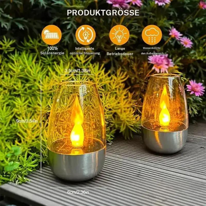 LumiFlare™ | Solar-Kerze mit Flammeneffekt für Garten & Terrasse