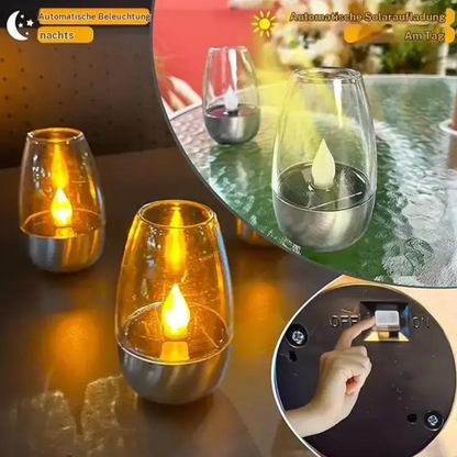 LumiFlare™ | Solar-Kerze mit Flammeneffekt für Garten & Terrasse