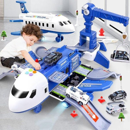 Flugzeug Spielset mit Fahrzeugen und Zubehör ab 3 Jahren