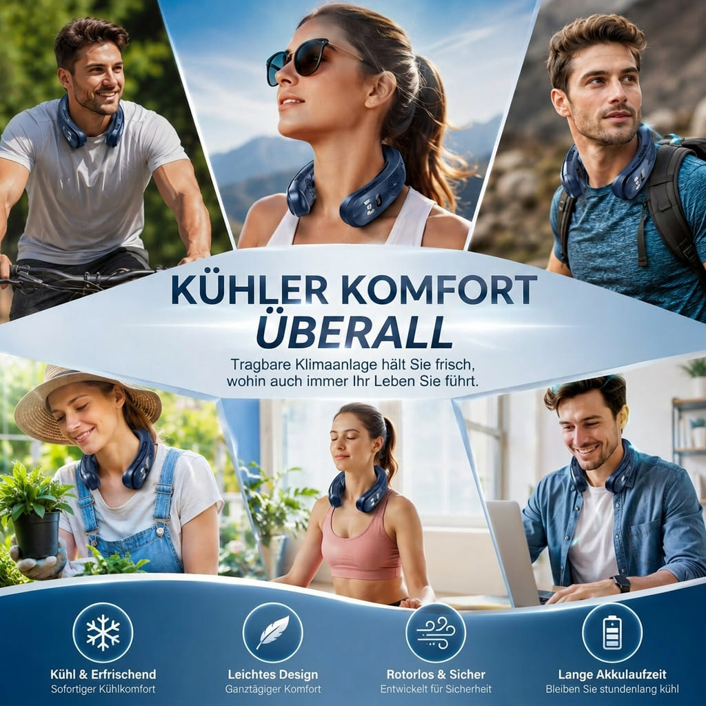 Nackenventilator mit Kühl und Heizfunktion | Climavell