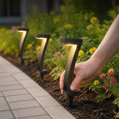 Solarleuchte mit 7-Form-Design und IP65-Schutz