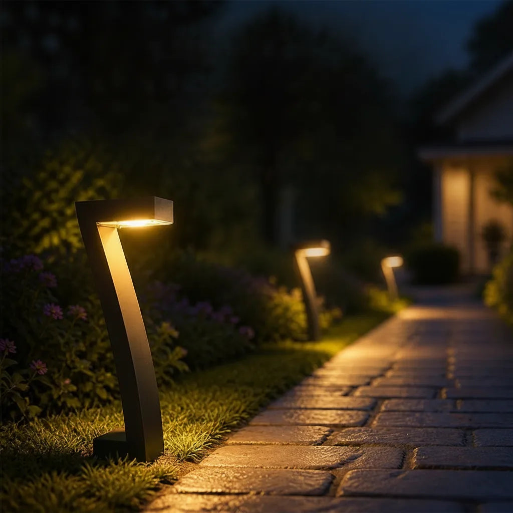 Solarleuchte mit 7-Form-Design und IP65-Schutz