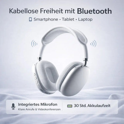 Audilux |Over-Ear Noise Cancelling Kopfhörer mit Bluetooth & Geräuschunterdrückung (ANC)