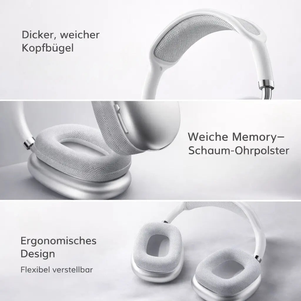 Audilux |Over-Ear Noise Cancelling Kopfhörer mit Bluetooth & Geräuschunterdrückung (ANC)