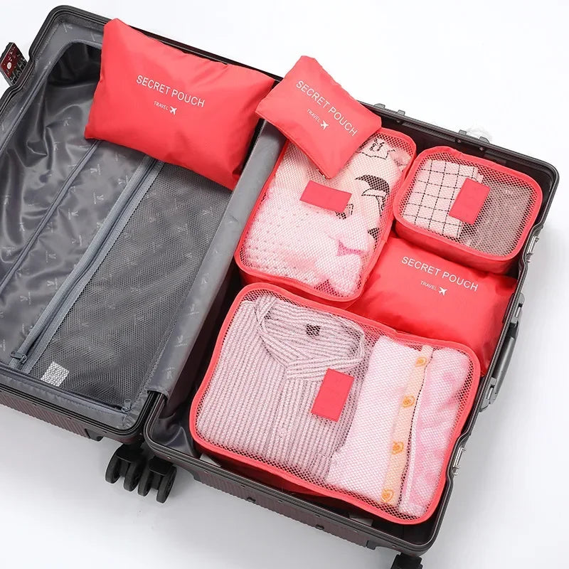 ReiseKlar™ Packing Cubes Set (6-teilig) – Schluss mit Kofferchaos