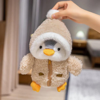 Pinguin Kuscheltier – weiches Plüschtier für Kinder und Babys, ca. 25 cm, in 3 Farben