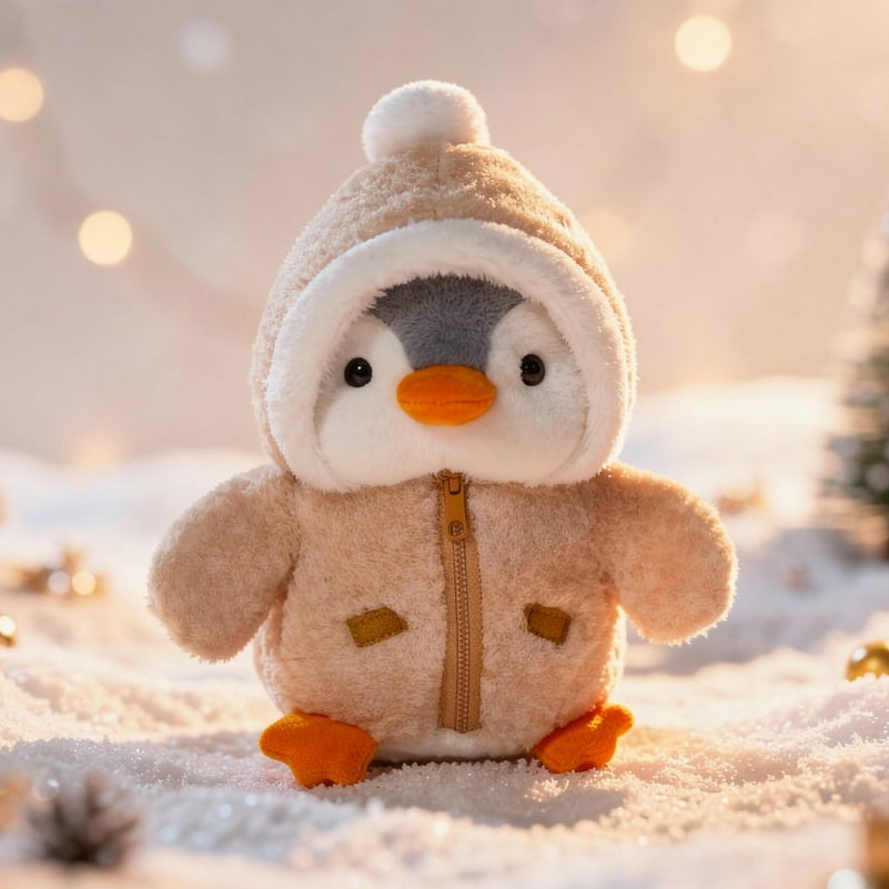 Pinguin Kuscheltier – weiches Plüschtier für Kinder und Babys, ca. 25 cm, in 3 Farben