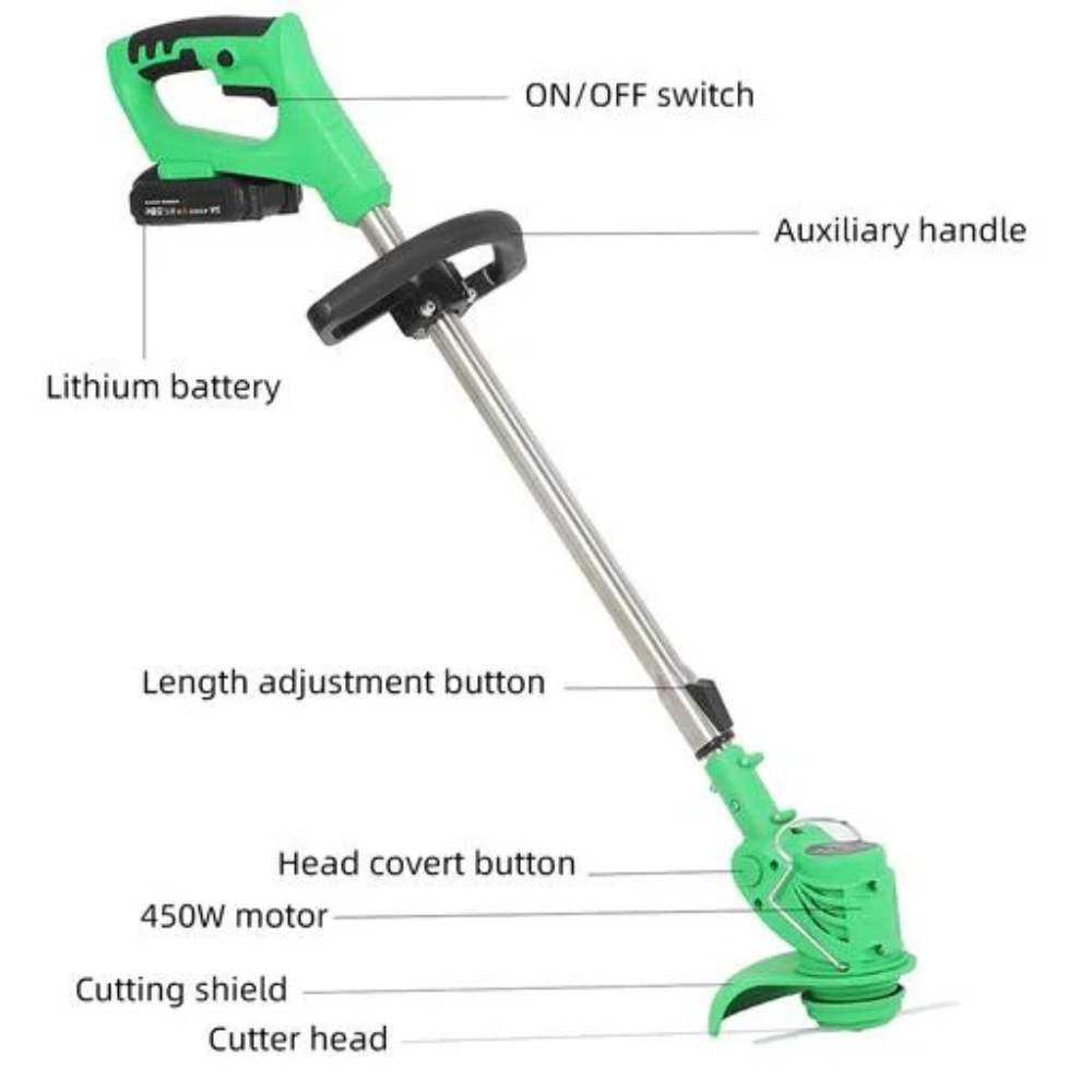 PowerTrim™ | Rasentrimmer – Kabellos, leicht & präzise für perfekte Gartenkanten