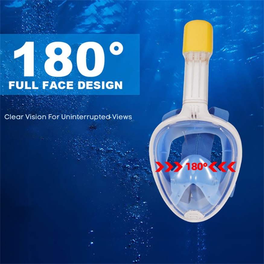 AquaDive™ | Schnorchelmaske – Anti-Beschlag, wasserdicht & kristallklare Sicht