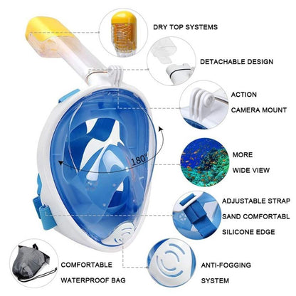 AquaDive™ | Schnorchelmaske – Anti-Beschlag, wasserdicht & kristallklare Sicht