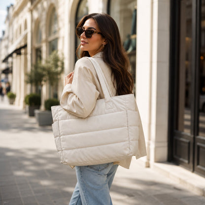 PuffCarry™ | Puffer-Handtasche Damen, gesteppt