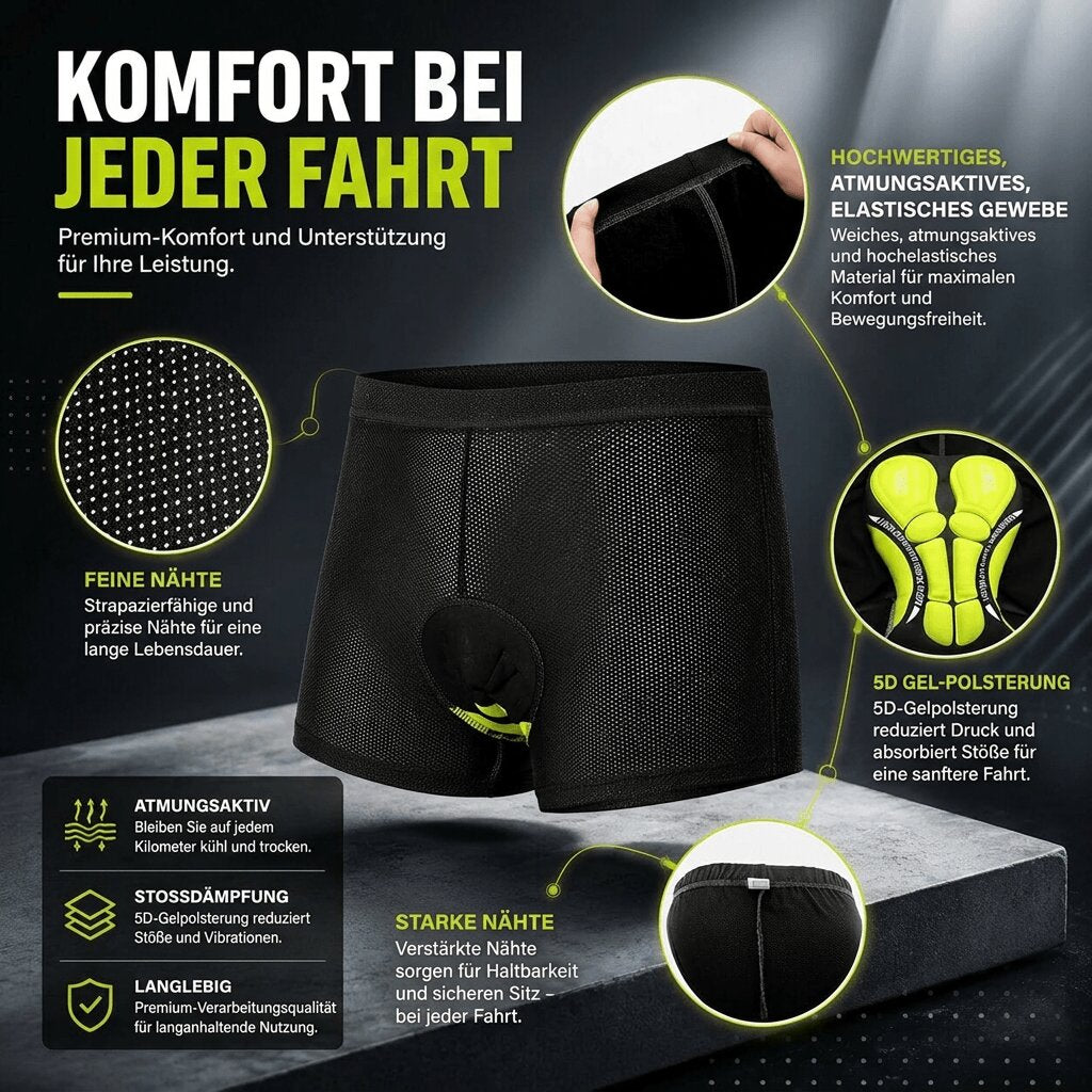 Radlerhose für Damen & Herren | Sattelgold