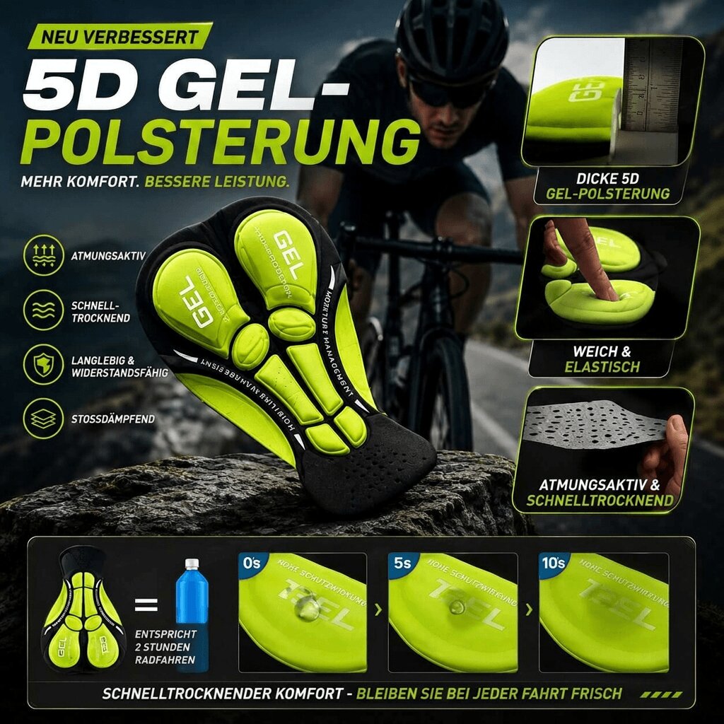 Radlerhose für Damen & Herren | Sattelgold