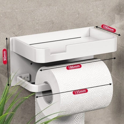 BathLine™ | Toilettenpapierhalter | Wandmontage | Metallhalter
