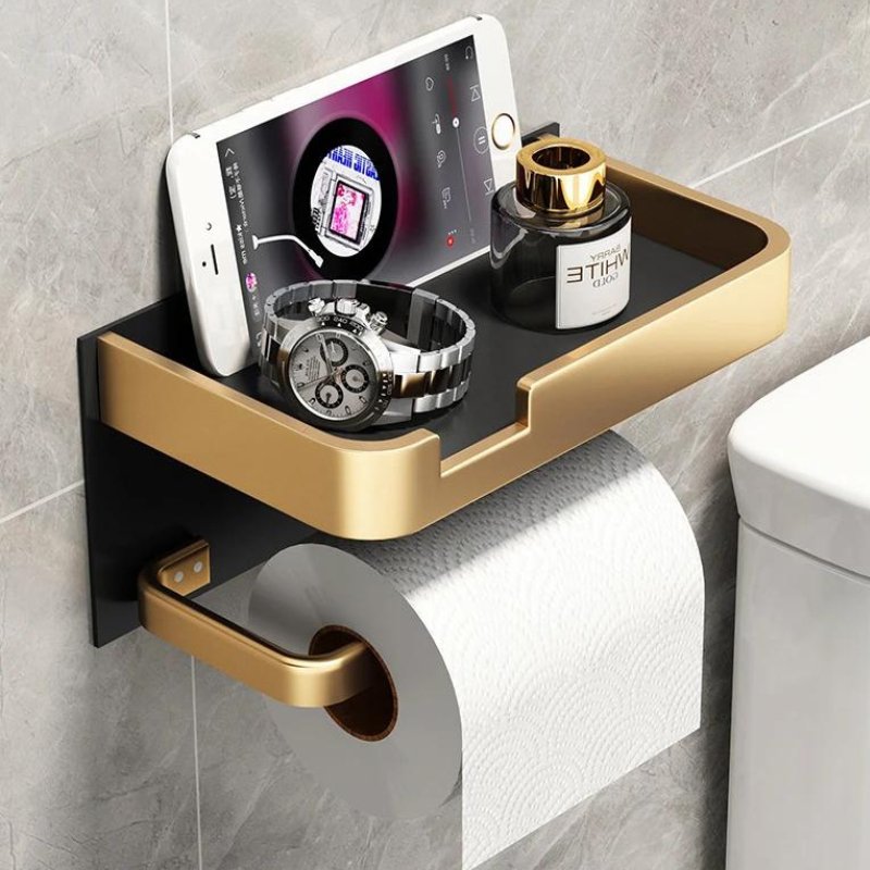 BathLine™ | Toilettenpapierhalter | Wandmontage | Metallhalter
