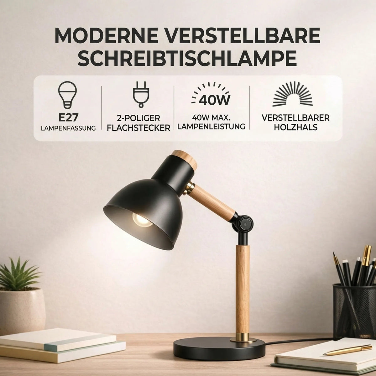 Schreibtischlampe Detail