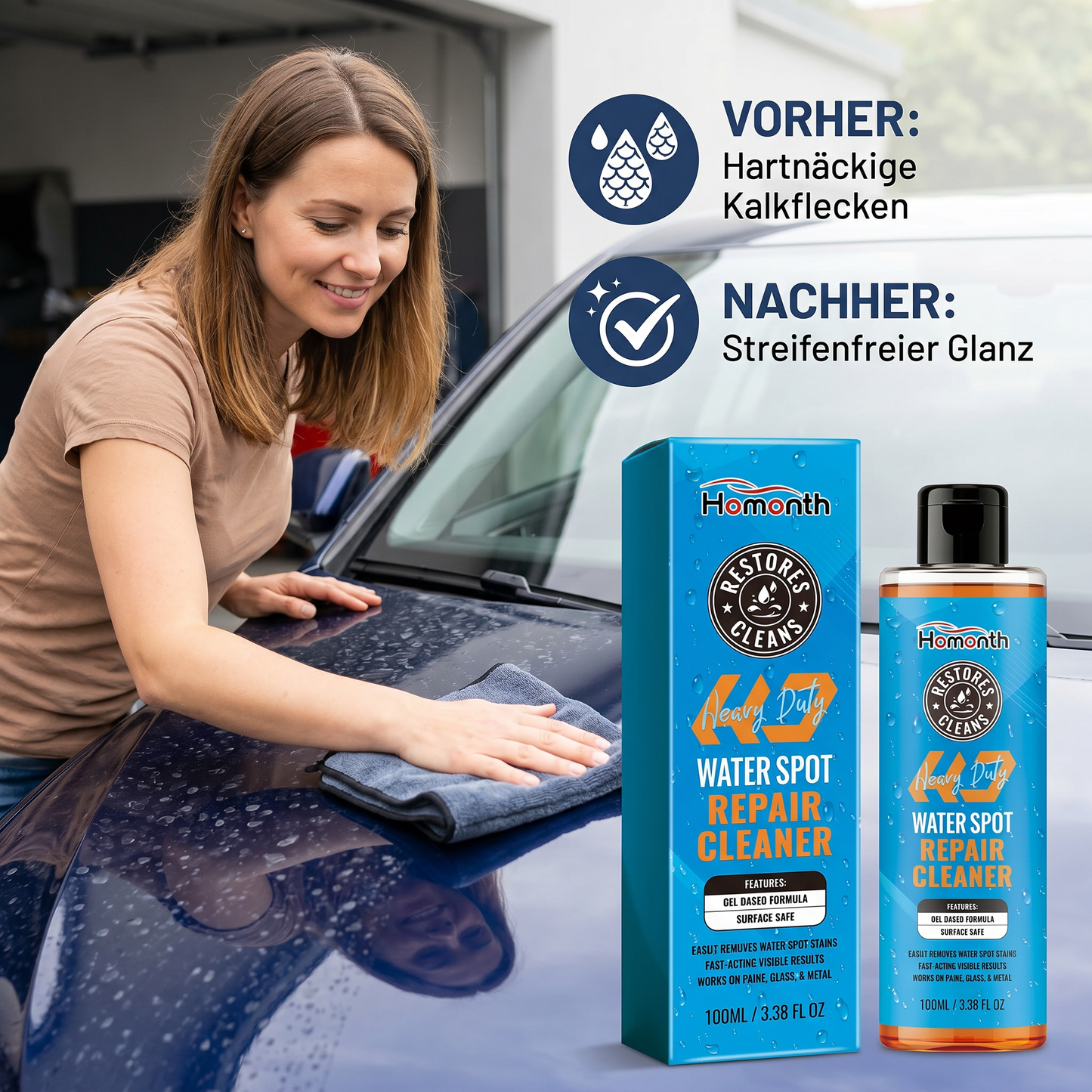 1+1 GRATIS | UltraClean™ Kalk-Entferner – Schluss mit Kalk & hartem Wasser