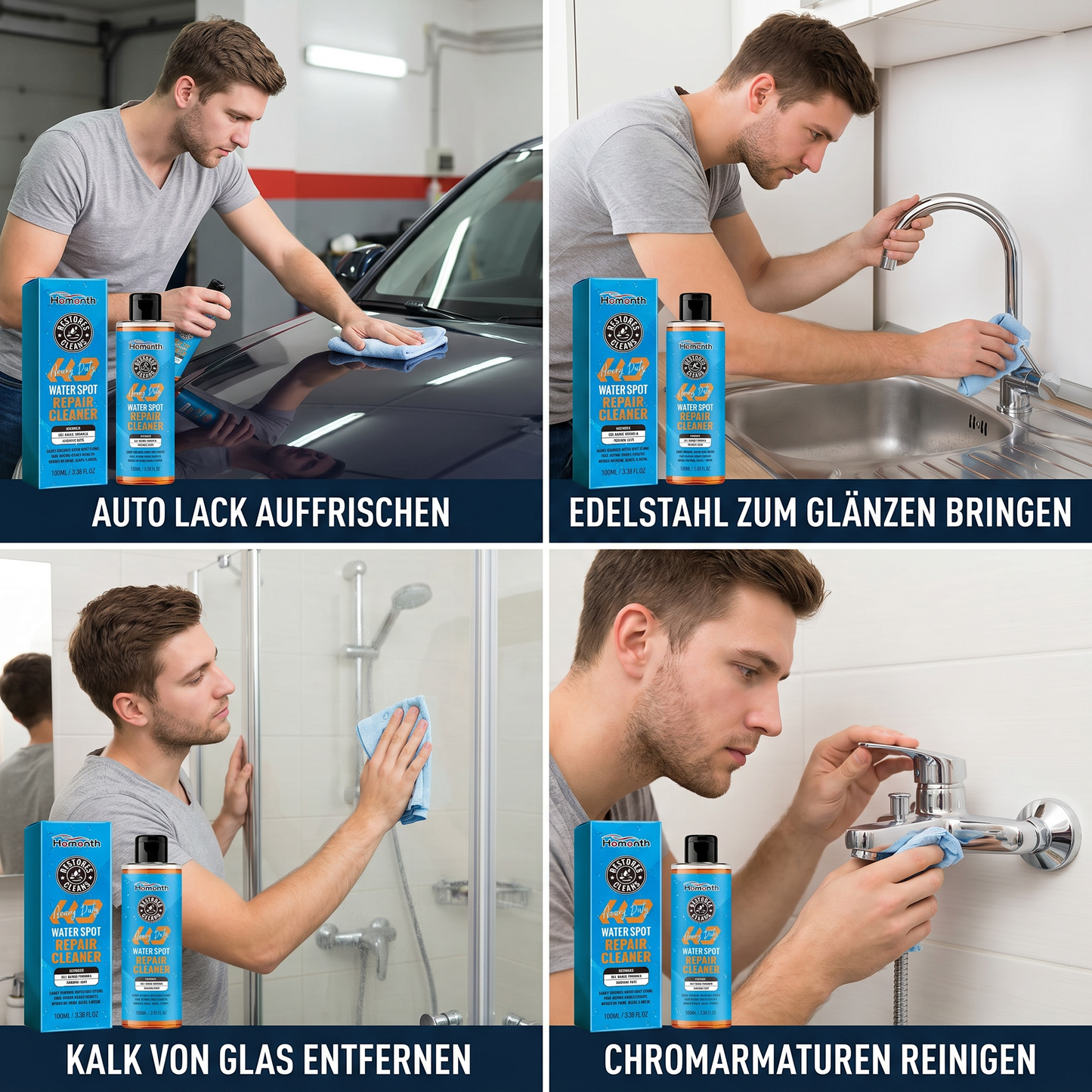 1+1 GRATIS | UltraClean™ Kalk-Entferner – Schluss mit Kalk & hartem Wasser