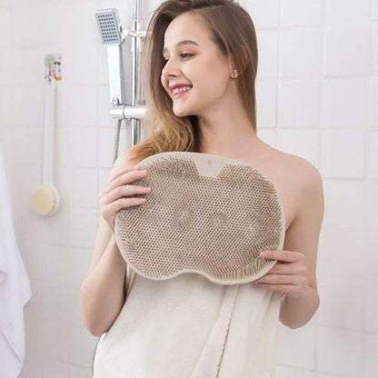 FootRelax™ | Silikon Fußreiniger – Dusch Massagepad mit Saugnäpfen & 500+ Borsten