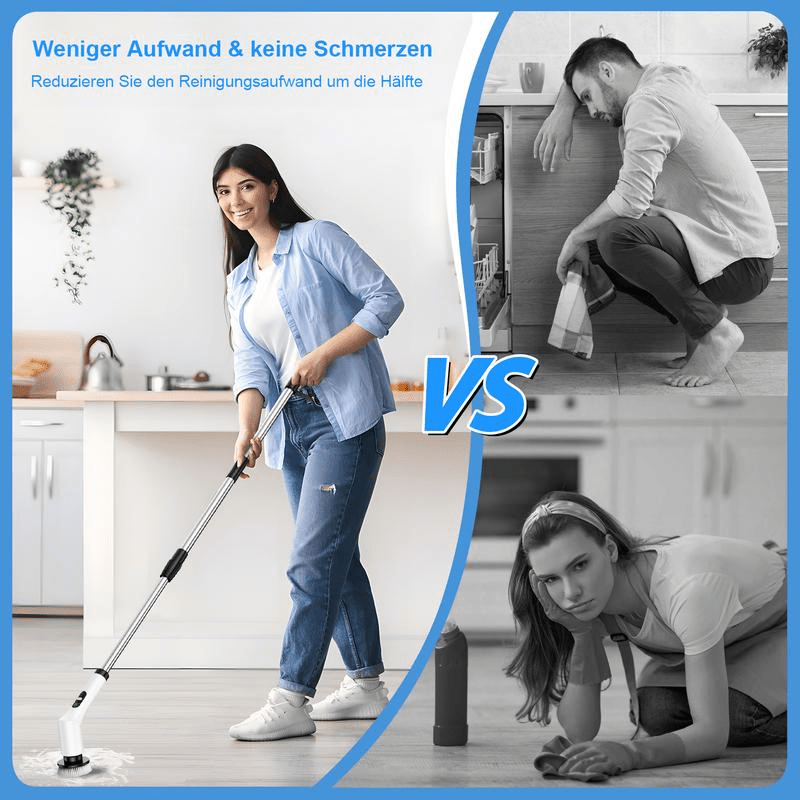 SpinMop™ Elektrische Putzbürste – Tiefenreinigung ohne Rückenschmerzen