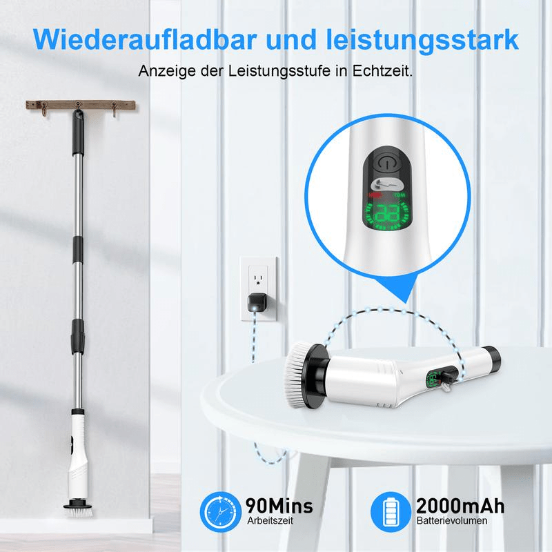 SpinMop™ Elektrische Putzbürste – Tiefenreinigung ohne Rückenschmerzen