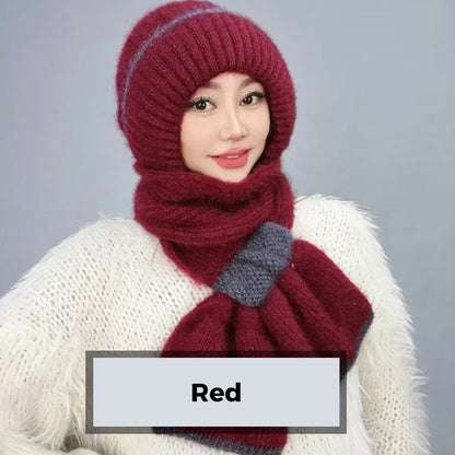 1+1 GRATIS | Mia™ - Damen-Wintermütze mit Schal und winddichtem Ohrenschutz