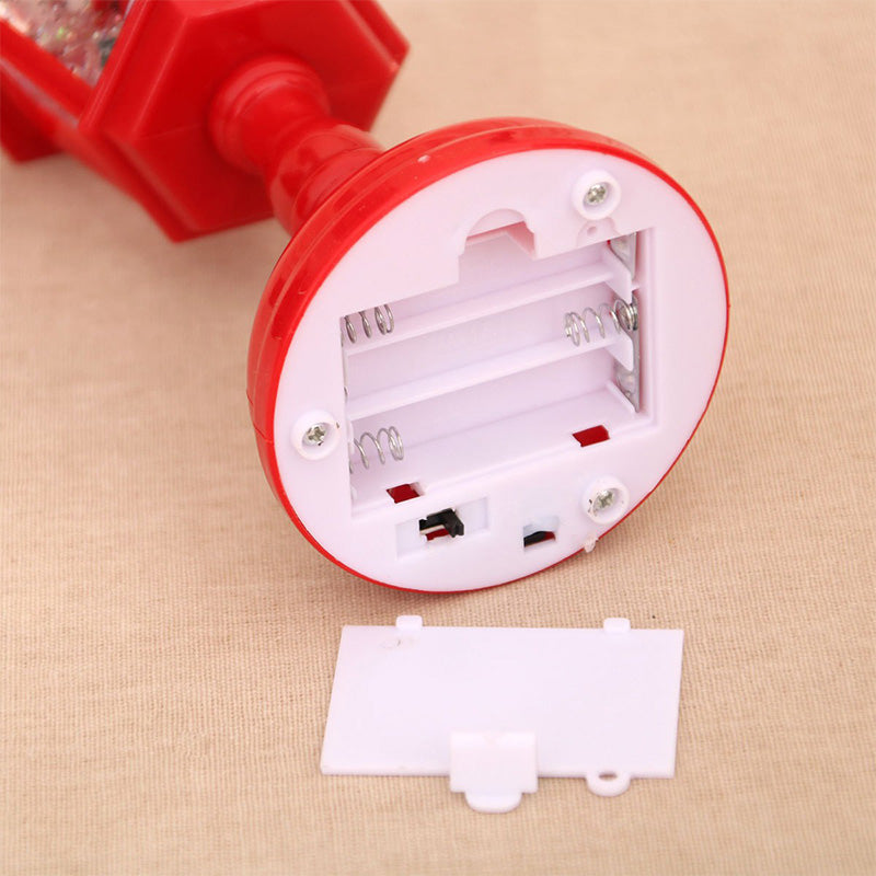 Schneelicht mit Musik und LED-Licht