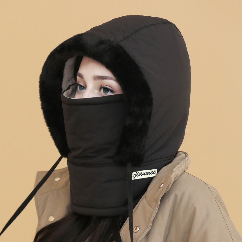 50% RABATT | Plüschgefütterte, verdickte Thermomütze mit Gesichtsmaske für Männer und Frauen