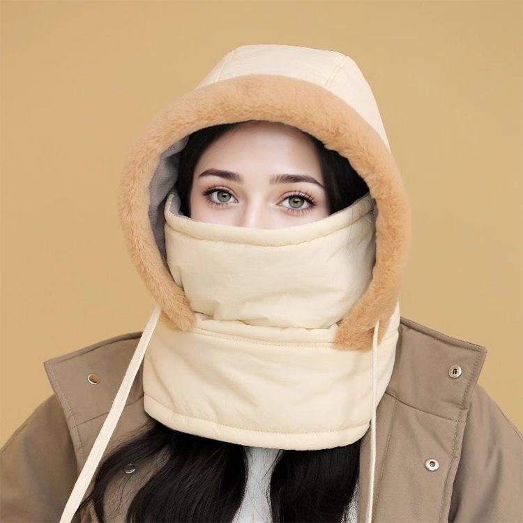 50% RABATT | Plüschgefütterte, verdickte Thermomütze mit Gesichtsmaske für Männer und Frauen