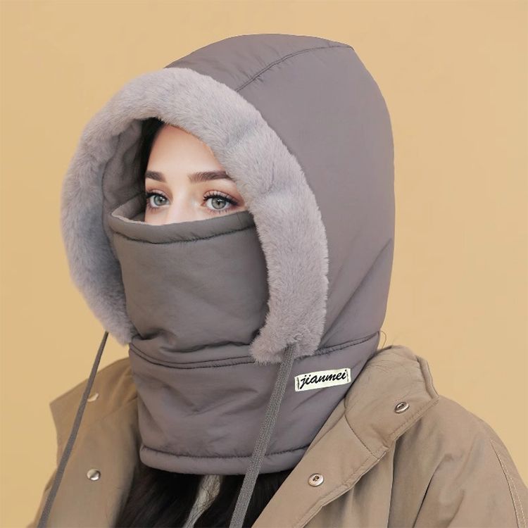 50% RABATT | Plüschgefütterte, verdickte Thermomütze mit Gesichtsmaske für Männer und Frauen