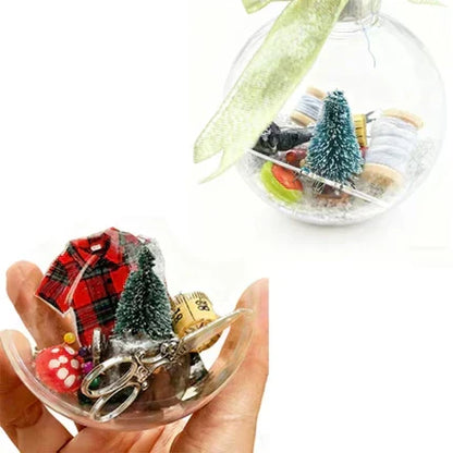 Weihnachtskugel für Nähbegeisterte