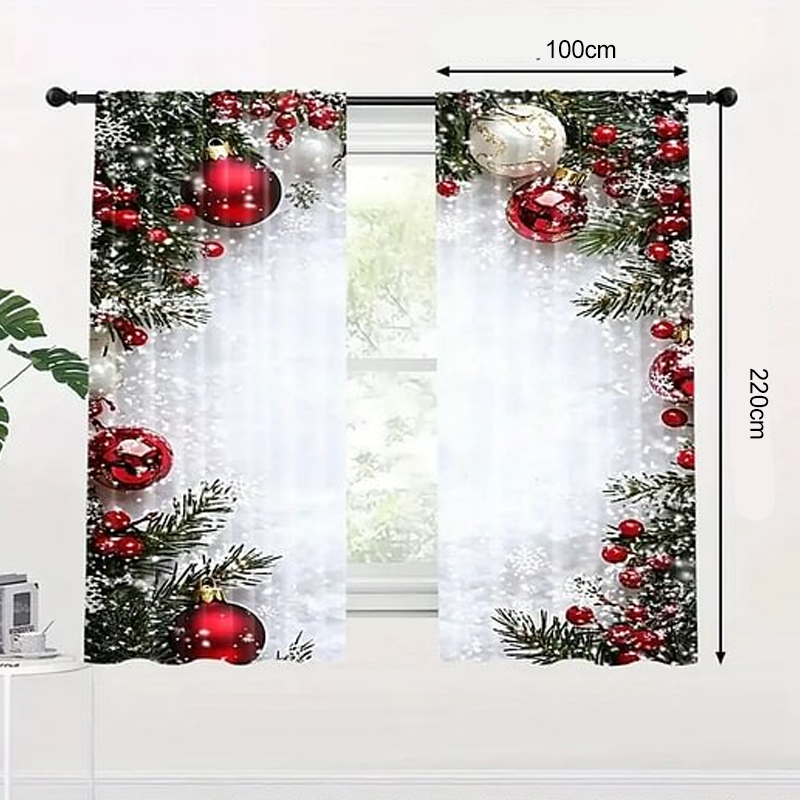 Weihnachtsvorhang 100 × 220 cm