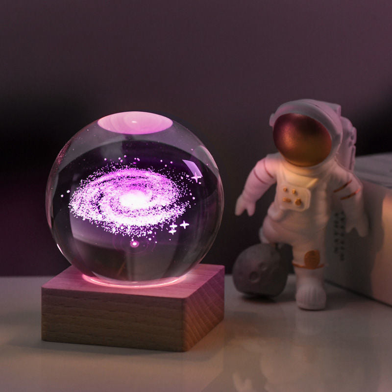 3D-Kristallkugel Galaxie