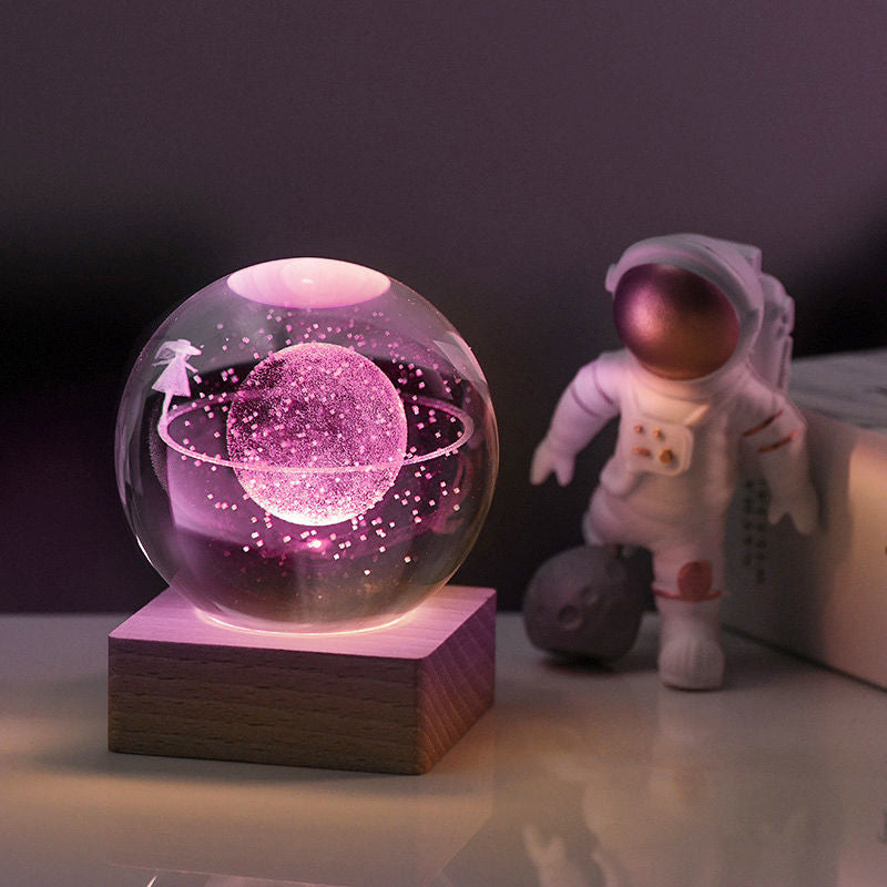 3D-Kristallkugel Sternenspaziergang
