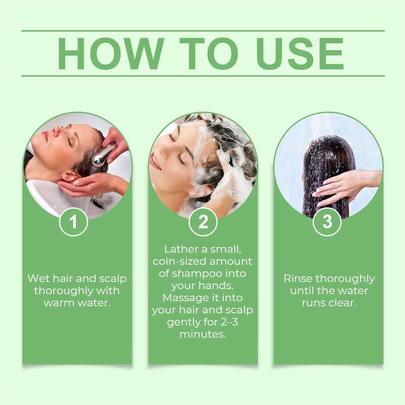 Natürlich kräftigeres Haar von der Wurzel an | Rosmarin Hydrolysiertes Keratin Shampoo