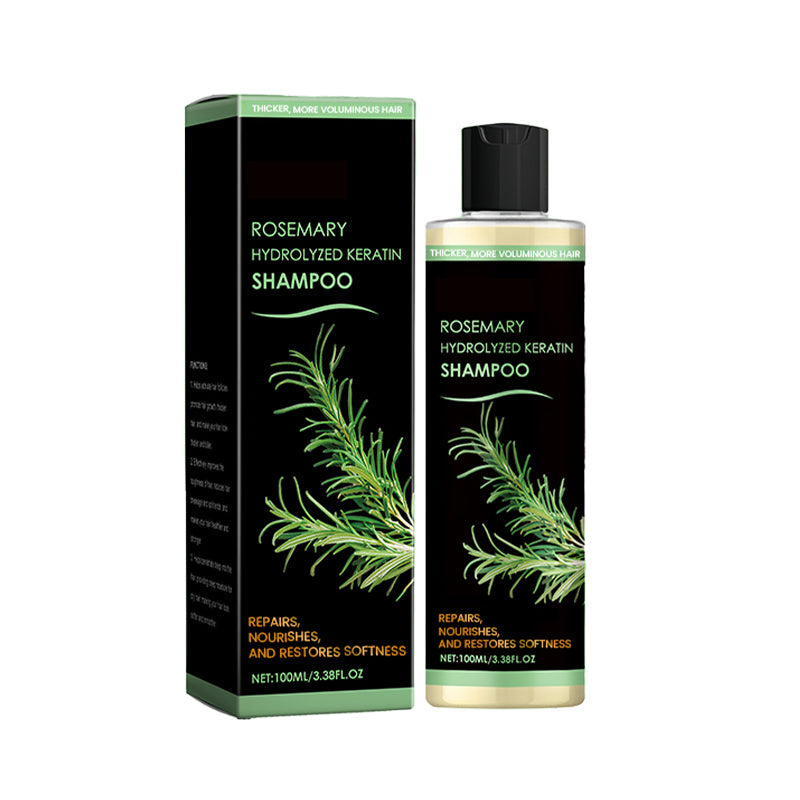 Natürlich kräftigeres Haar von der Wurzel an | Rosmarin Hydrolysiertes Keratin Shampoo