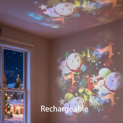 OceanGlow™ | Projektor Lampe – Rotierende Wellen, LED Nachtlicht & USB