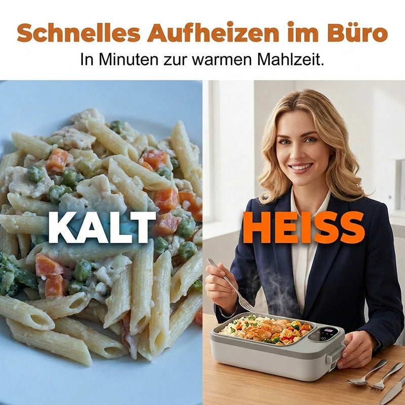 Elektrische Lunchbox mit Akku selbstheizend