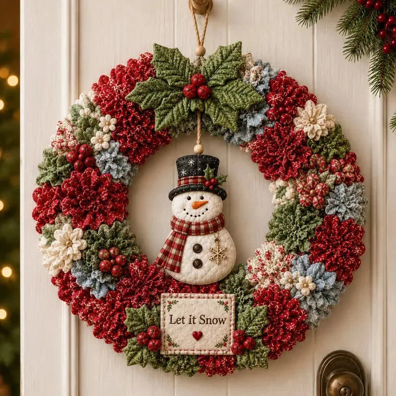 DIY Weihnachtskranz Bastelset ohne Nähen