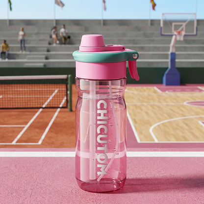 HydroSpritz™ 2-in-1 Sport-Trinkflasche – Trinken & Abkühlen in einem