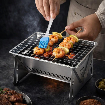 GrillCard™ | Spontan grillen überall – klappt auf wie eine Karte | Heute 50% Rabatt