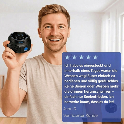 SchallWacht™ | Wespen & Bienen weg – ohne Spray, einfach einstecken | Heute 50% Rabatt